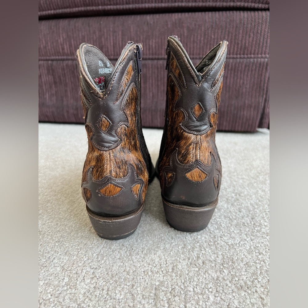 Old Gringo 8.5 B Western Cowboy Boots Zip Ankle Booties Mother’s Day gift - Picture 5 of 7